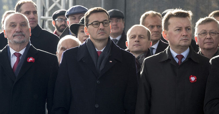 Macierewicz, Morawiecki, Błaszczak