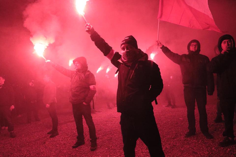 Marsz Niepodległości, Warszawa 2017 rok. Fot. Tomas Rafa