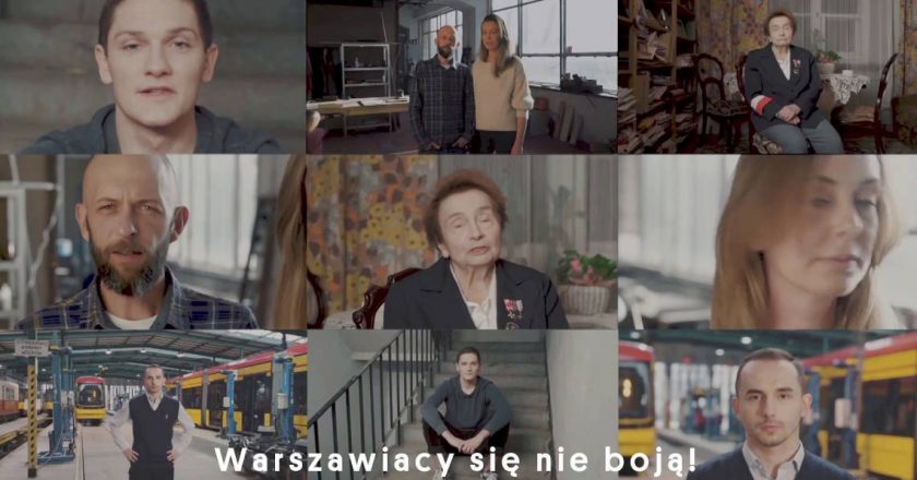 Warszawiacy się nie boją. Fot. YouTube