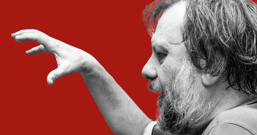 Slavoj Žižek. Fot. Jakub Szafrański