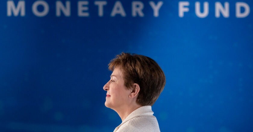 Dyrektorka zarządzająca MFW Kristalina Georgieva Fot. IMF Photo/Cliff Owen