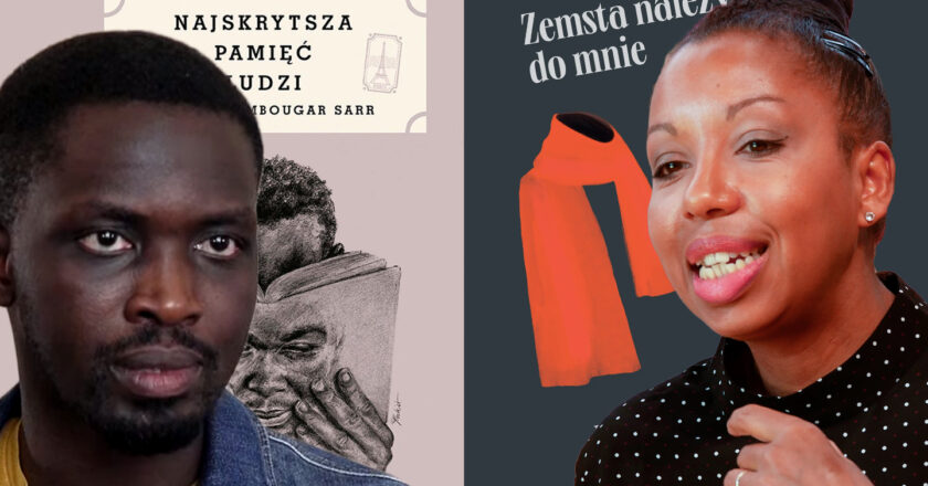 Mohamed Mbougar Sarr. Fot. librairie mollat
 i Marie NDiaye. Fot. Traumrune